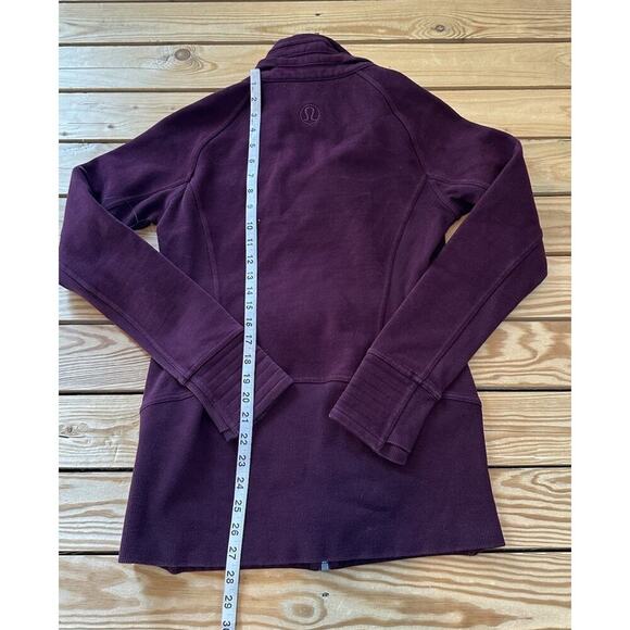 Lululemon Full Zip Radiant Jacket Size 8 Women’s Purple Plum - Picture 7 of 9